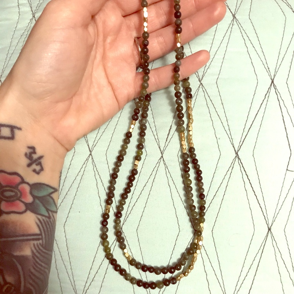 Double wrap necklace